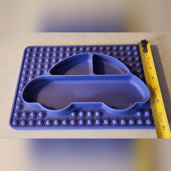 Silicone Purple Kids Fidget PopIt Car Plate - Picture 4 of 5